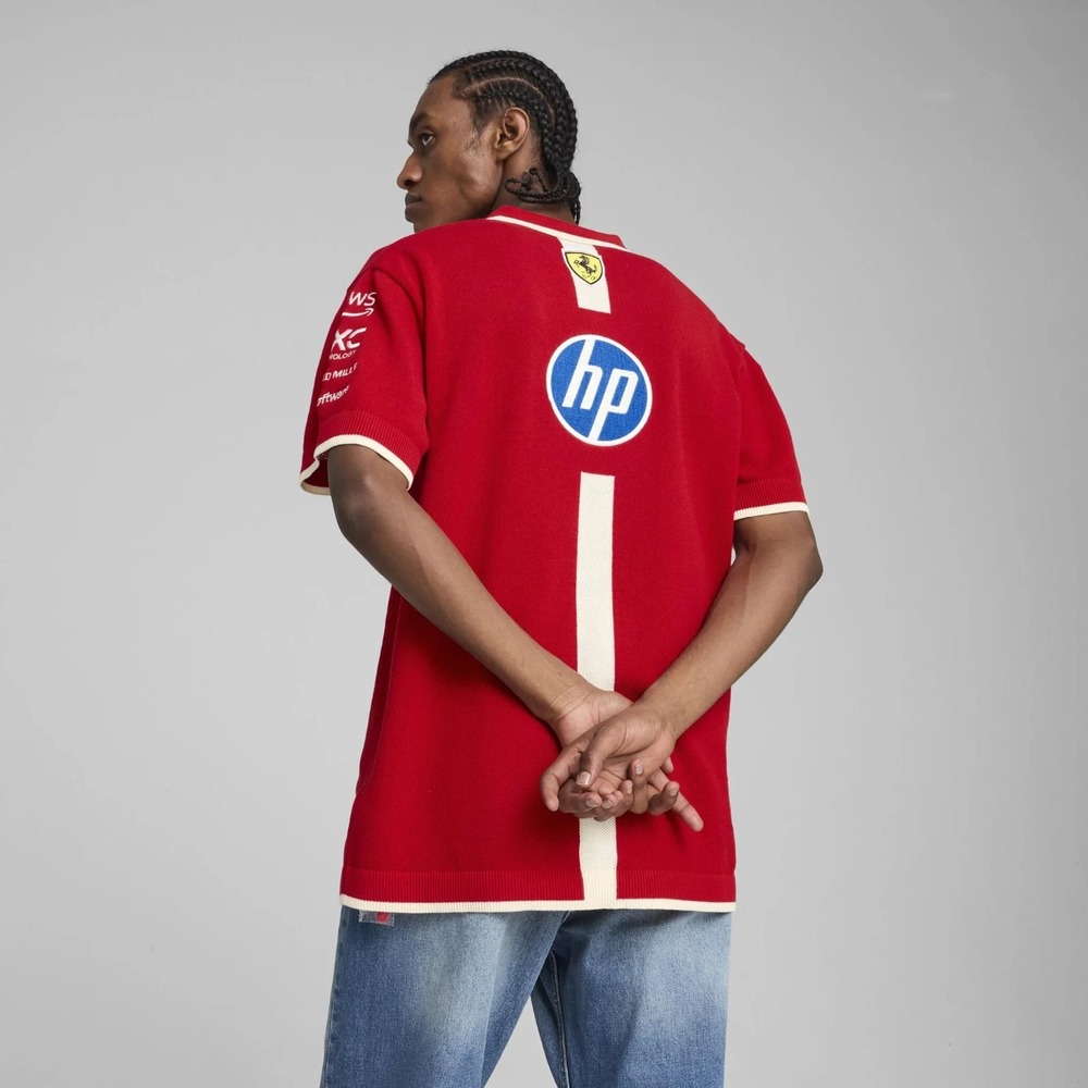 2025 Scuderia Ferrari F1 Men's China GP Polo Shirt red Size M - NWT